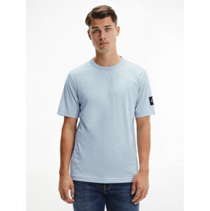 Calvin Klein pánské světle modré tričko - S (C1U)